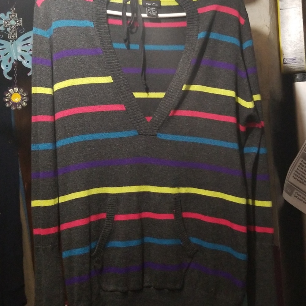 Rue 21 pullover hoodie sweater dress